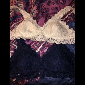 2 Aerie bralettes-barely worn